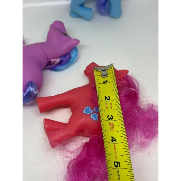 My Little Pony Twilight Rainbow-Dash 5"/6" Port-o-Bella Horse Set-of-3 Colorful - Picture 8 of 8
